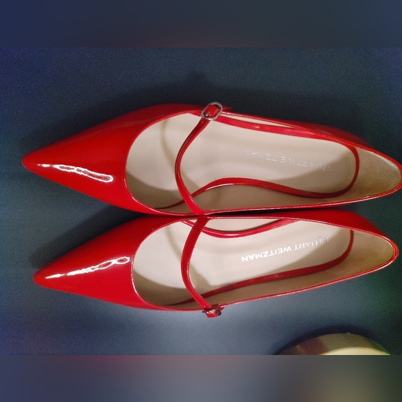 Stuart Weitzman Emilia Mary Jane Flat (Women) - Picture 6 of 6